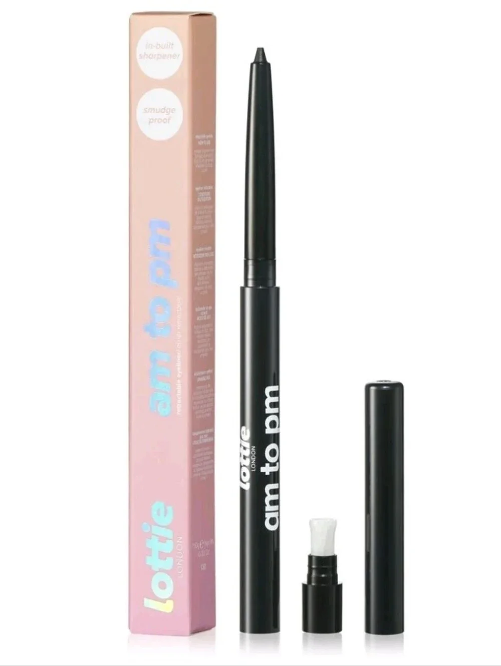 Lottie London AM To PM Retractable Eyeliner In Black